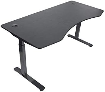 Amazon Com Apexdesk Elite Series 60 W Electric Height Adjustable Standing Desk Memory Controller 60 Black Top Black Frame Office Products