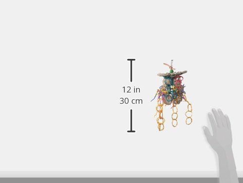 Super Bird Creations 10 by 5-1/2-Inch Mexican Hat Dance Bird Toy, Medium