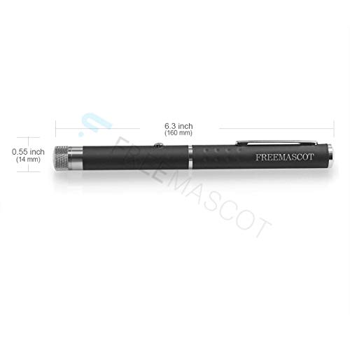 FreeMascot Green/Red Light Line Beam Presenter Pen (Black) (Green)