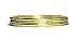 Bistore - Set of 5pcs Gold Dream Catcher Metal Hoops, (Dream Catcher Metal Rings) (11-inch Gold)