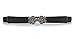 Lady Skinny Leather Belt Elastic Waist Cincher Interlock Belt Buckle Dress Cinch