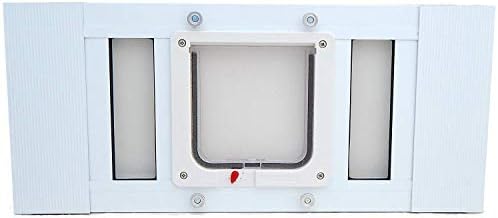 adjustable cat door for window