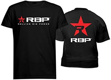 RBP Performance RBP-WTB-XL Short Sleeve Tee Black Red Star X-Large Short Sleeve Tee