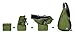 WATERFLY Packable Shoulder Backpack Sling Chest Sport Hiking Bag Cover Bicycle Messenger Cross Body Bag Rucksack (Olive)