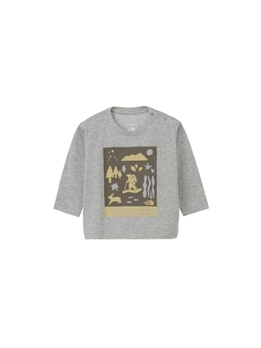 [ザ・ノース・フェイス] 長袖 カットソー ロンT B L/S Shiretoko Toko Tee ミックスグレー 80
