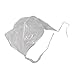 Iconikal Clear Plastic Rain Bonnet Hair Cover Poncho Hood - 5 Pack