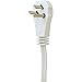 General Electric 50360 2 Pack 6ft. 2-Outlet Wall Hugger Extension Cord, White