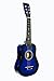 Blue Acoustic Toy Guitar for Kids with Carrying Bag and Accessories & DirectlyCheap(TM) Translucent Blue Medium Guitar Pic
