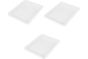 ULTECHNOVO 3pcs Laboratory Experimental Tray Leak Storage Plate Acid Alkali for Classroom Experiments and Teaching Supplies