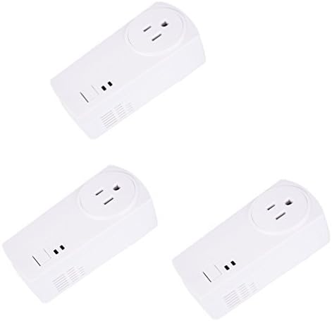 Cevitor Smart Home WIFI Power Socket Plug Outlet,Work With Alexa and Smart Phone Wireless Controls, Not Hub Required (C2002P 3pack)