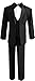Black N Bianco Boy's Modern Tuxedo Dresswear Set