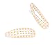 KimmyKu 10Pairs/20Pcs Infant Toddler Baby Girls Snap Hair clips Accessories Barrettes Bows Non Slip Plus 300pcs Rubber Hair Bands Tie