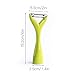 Vegetable Potato Peeler Apple Slicer-Magic Vegetable Peeler Mandoline Slicer for Potatoes Carrots and Cucumbers One for Peel One for Strip, 2 in 1
