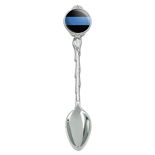Thin Blue Line Police Policemen Law Enforcement Novelty Collectible Demitasse Tea Coffee Spoon