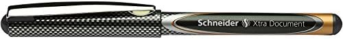 Stride Schneider Xtra Document Liquid Ink Rollerball Pens, Black, 10/pk