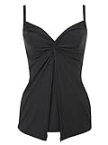 Miraclesuit Women's Miracle Solids Love Knot Underwire Tankini Top