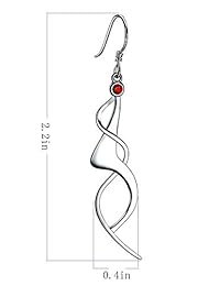 Pendientes de gota de plata de ley 925 chapados en oro con piedra preciosa para mujer