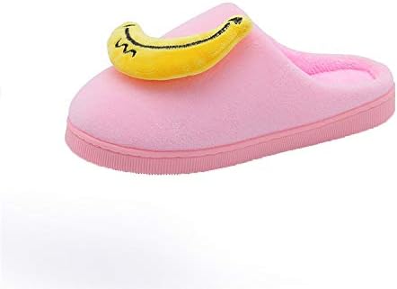 The fairy Fashion Sweet Cute Cartoon Fruit Letter Indoor Home Slippers Women Ladies Girl Flat Shoes Winter Fur Slipper Slides