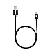 Jackery iPhone Charger [Apple Lightning Cable] Apple Certified MFI Lightning to USB Cable - 3 Feet - Compatible with iPhone 7 Plus 6S Plus 6 Plus SE 5S 5C 5, iPad 2 3 4 Mini Air Pro, iPod (Black)