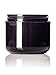 4 oz Black Doube Wall Jar Plastic w/Fome Lid Pack of 12