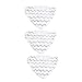 Meidexian888 3/4PCs Replacement Pad Mop for Shark Household Mop Accessories S3973 Microfiber Steam Mop (3PC)thumb 1