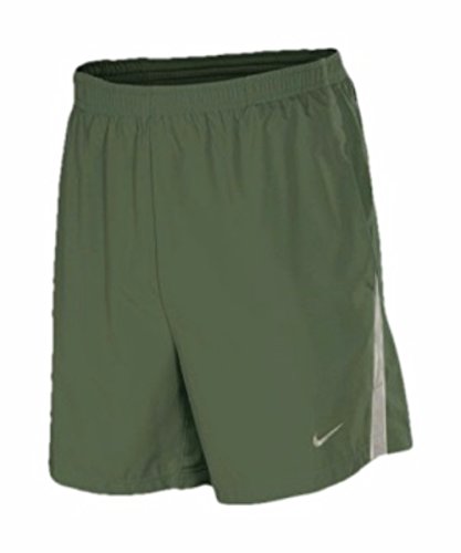 Nike Mens 5" Challenger Running Shorts (X-Large, Khaki Green)