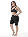 ZERDOCEAN Women's Plus Size Short Leggings with Lace Trim Black 2X shorts