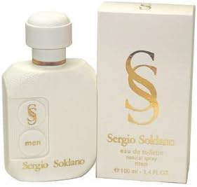 Sergio Soldano Eau de Toilette Spray for Men, White Bottle, 3.4 Ounce by Sergio Soldano