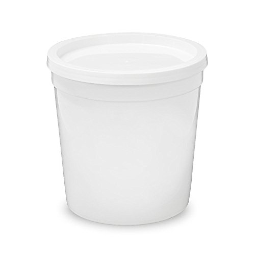 ¼ Gallon (32 oz.) 1 Quart Food Grade Food Safe Round Plastic