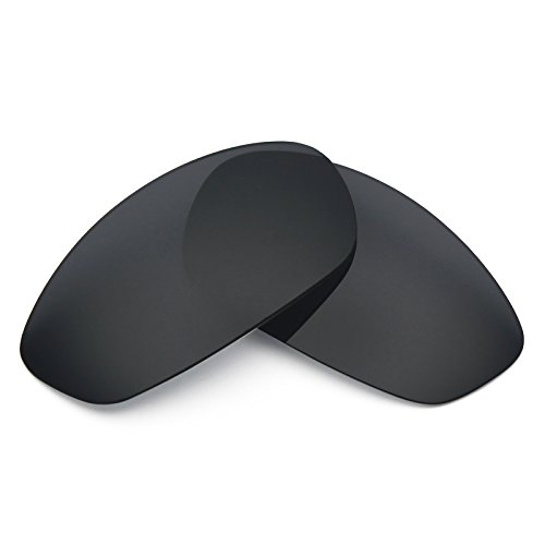 MRY POLARIZED Replacement Lenses for Oakley Whisker Sunglasses - Rich Option Colors (Standard, Stealth Black)