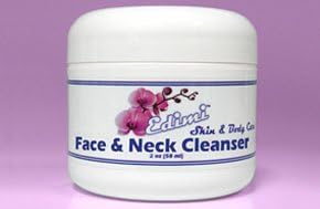 Edimi Face and Neck Cleanser with Fruit Acids, Cucumber Extract and Bay Laurel (2 ounces) (all natural, fragrance free)