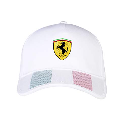 Ferrari Mens Italian Flag Hat