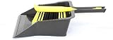 Charles Bentley Bulldozer Dustpan and Brush Set 44x28.5cm Black Yellow view 2