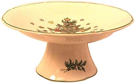 Nikko Christmastime Footed Compote Candy Dish
