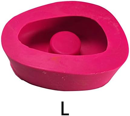 Zexa Silicone Concrete Candle Silicone Mould - DIY Craft Candle Making Diamond Romantic Heart Shape Silica Gel Mold Cake Valentine's Day Candle Holder Diamonds Fleshy Flower Pot
