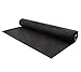 IncStores 5mm Thick Strong Rubber Flooring Roll | Flexible Recycled Rubber Roll Flooring for a Stronger and Safer Basement, Home Gym, Shed, or Trailer | Black, 4' x 15'