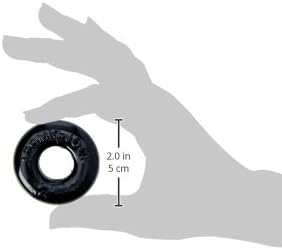 Oxballs Large Black Atomic Jock Do-Nut Cockring (Large) - black (1 piece), Clear - Image 5