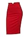 REGNA X Womens Stretchy Wear to work Office Pencil Fitted Skirt (Plus size Available)