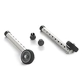 Invacare Fixed Walker Wheels with Glide Tips - 3