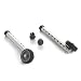 Invacare Fixed Walker Wheels with Glide Tips - 3" Fixed Walker Wheels with Glides - 6270