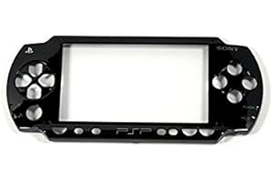 Gametown New Repair Faceplate Front Plate Case Cover Shell Part for Sony PSP 1000 1001 Black