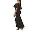 Women's Sexy Off Shoulder Ruffle Stretchy Party Mermaid Elegant Midi Long Maxi Dress