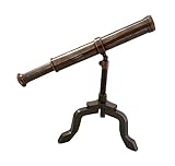 Antique Handmade Brass Telescope Nautical Desk