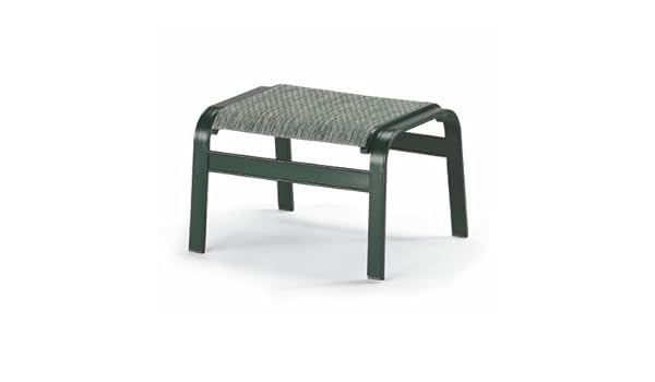 Amazon Com Primera Sling Ottoman Finish Gloss White Fabric A