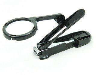 Nail Clipper with Magnifying Glass for Old Folks & Children