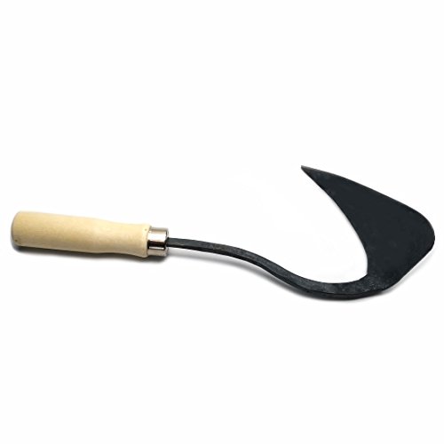 Hoe Hand Plow Hoe Korean Style Ho-Mi Organic Gardening Garden Weeding Farming (Normal) - Thumbnail 4