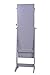 Shelving Solutions Jewelry Cabinet Armoire, Mirrored Jewelry Armoire with Stand, White
