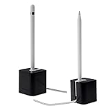 Apple Pencil Direct Charging Stand,Thankscase Charging Dock Station Bulit-in Charging Adapter Cable (6FT) for Apple Pencil,Aluminium Stand Let Your Apple Pencil Stand and Charge.(Jet Black)