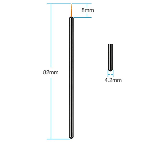 KINGMAS 100 Pack Disposable Eyeliner Applicator Makeup Brush Eye Liner Brushes