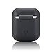 Teyomi Airpod Case Airpods Case, Protective Silicone Cover Skin with Sport Strap for Apple Airpods Charging Case(Black)